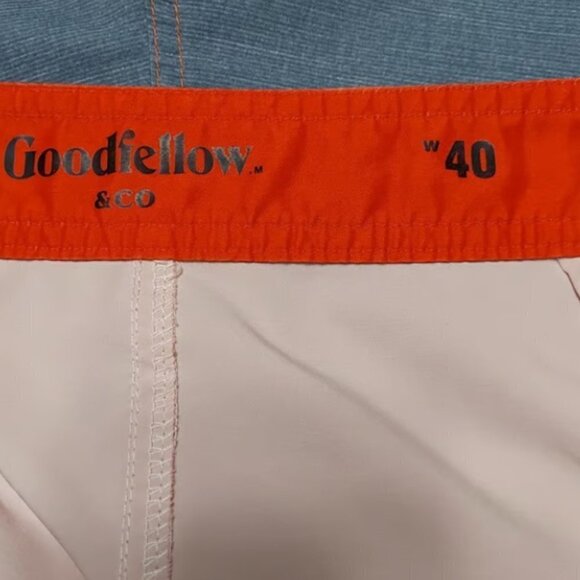 Goodfellow & Co. Men's Color Block Tie Waist Swim Shorts - Picture 7 of 7